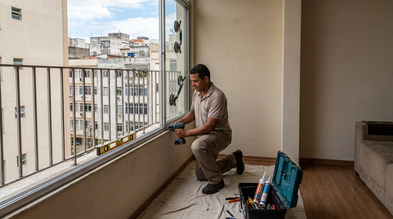 Janelas de Vidro em Londrina‑PR